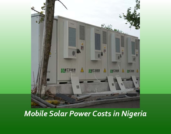 Mobile Solar Power Costs in Nigeria